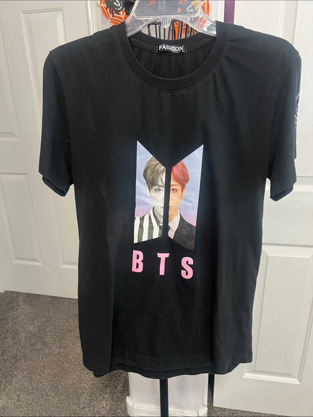 BTS Black Graphic T-Shirt Small